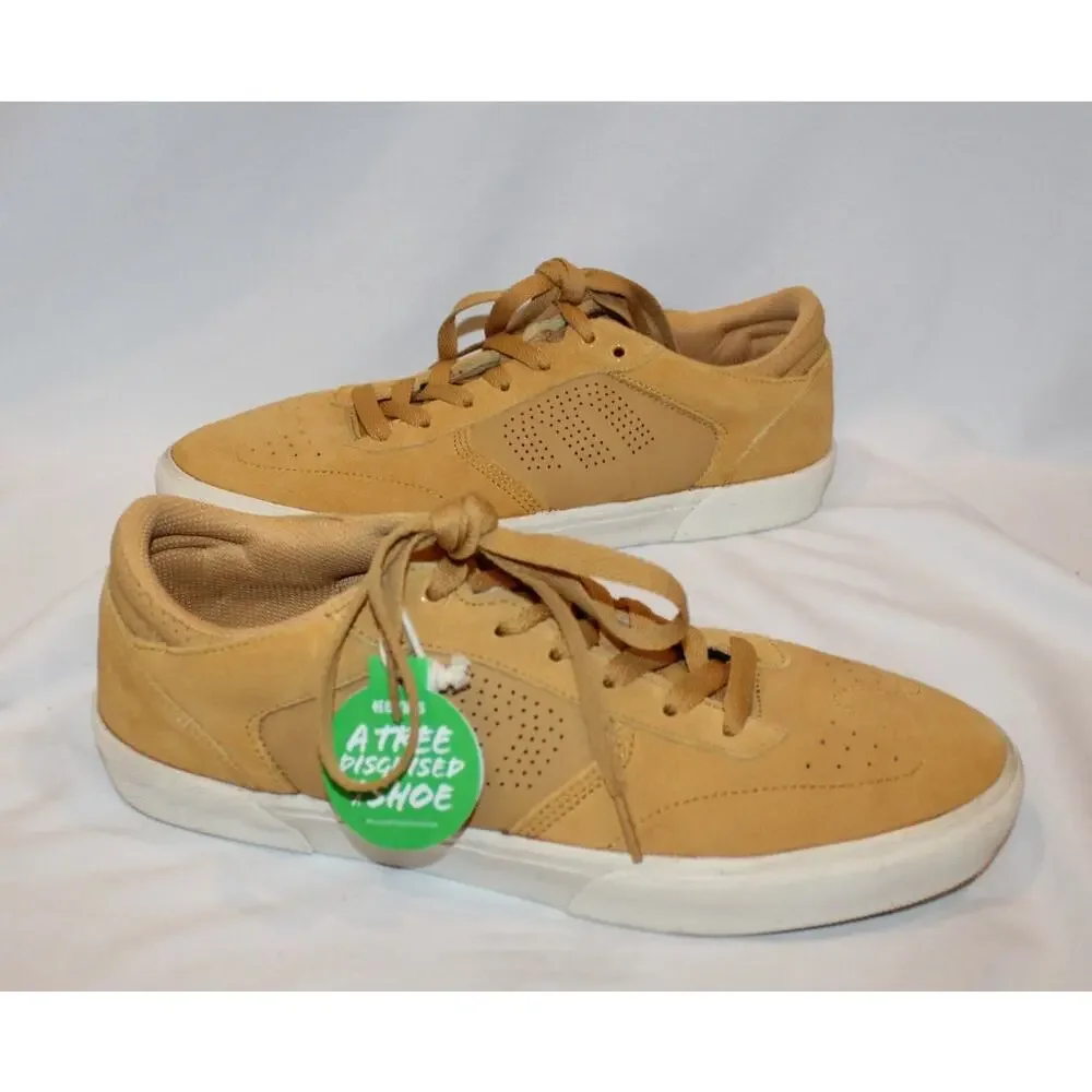NIB‎ MEN'S ETNIES WINDROW SKATE SUEDE TAN SNEAKERS SZ 11.5